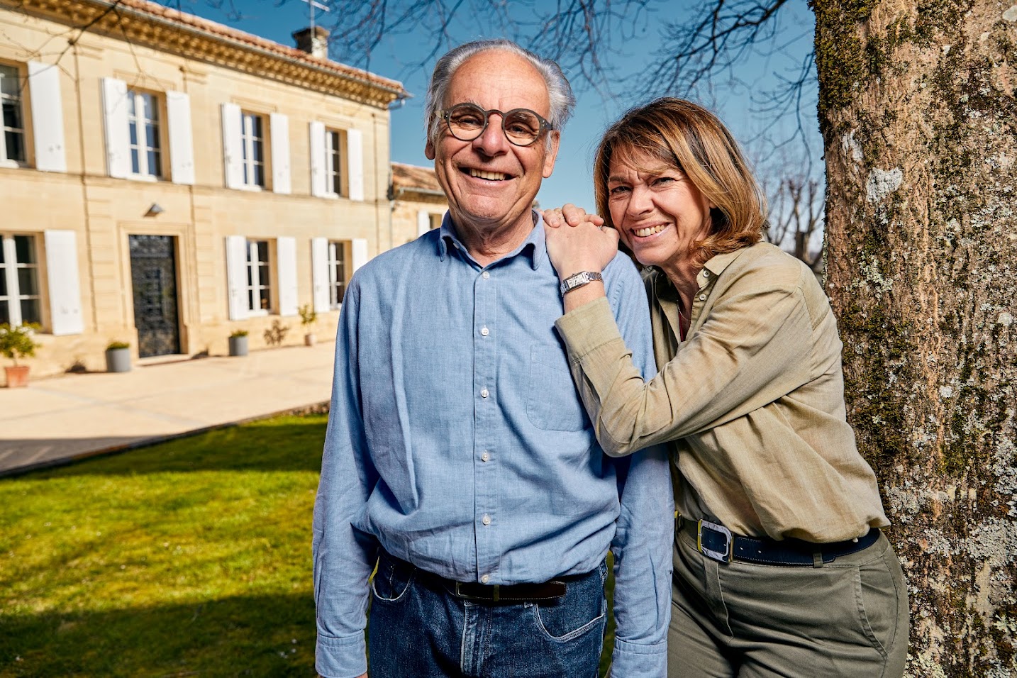 Florence et Dominique Decoster qui sourient